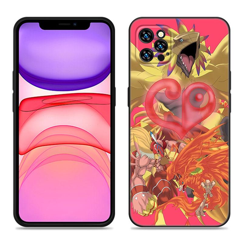 

Чехол для телефона Digital Monster Digimon для Apple iPhone 12 13 Mini 11 14 15 Pro Max 7 8 Plus X XR XS SE 2020 черный силиконовый чехол iPhone 7(8)