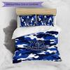 Set Lenzuola Everton Football Stampato 3 Pezzi, Comodo Set Copripiumino per Camera da Letto Amico della Pelle