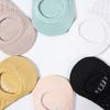 Women's Short Socks Spring and Summer Breathable Thin Mesh Hollow Boat Socks Ladies Silicone Non-slip Shallow Invisible Socks
