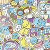 Cute Cartoon Sticker Anime Character Waterproof Moe Sticker Pack for Water Presents 50-Piece Set, Stickers, Decals, Goods, Guitars, Cars, Bicycles,