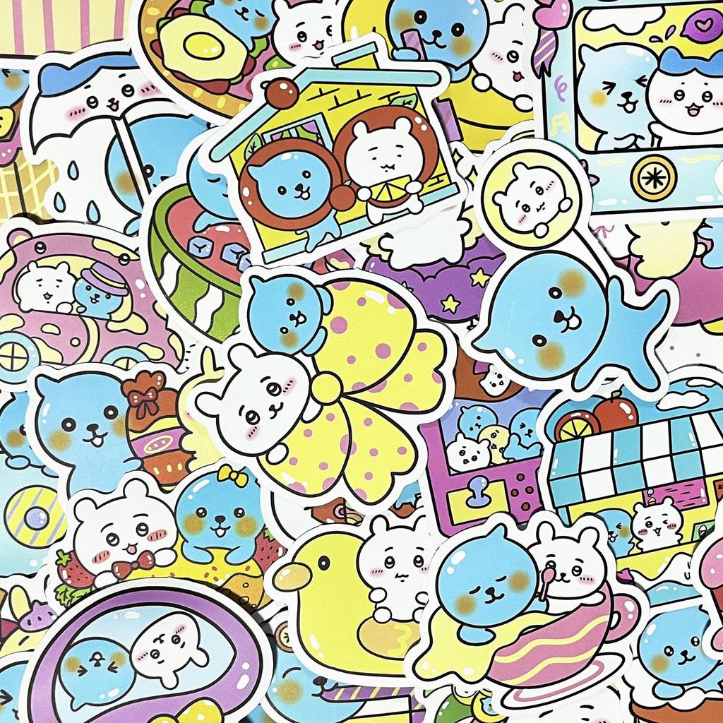 Cute Cartoon Sticker Anime Character Waterproof Moe Sticker Pack for Water Presents 50-Piece Set, Stickers, Decals, Goods, Guitars, Cars, Bicycles,