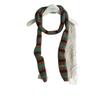 Early Autumn And Winter, Dongdaemun, South Korea, Striped Thin And Narrow Long Small Scarf, Women'S Fashionable Millennial Style Sausage Knitted Scarf