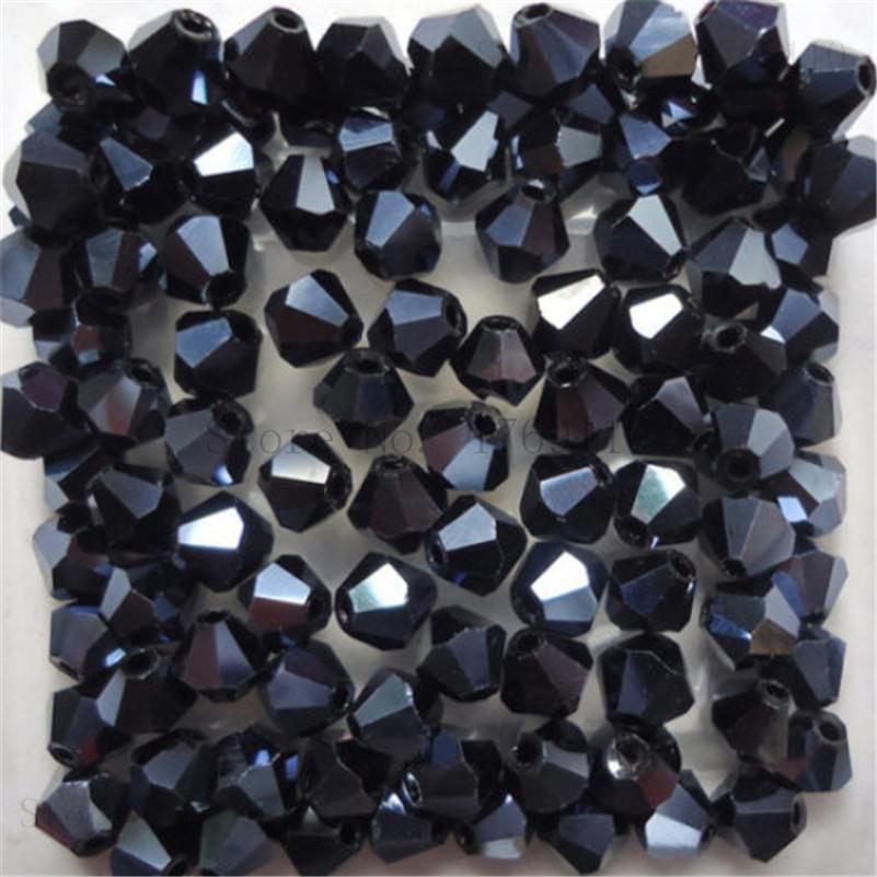 Isywaka Sale U Pick Color 3mm 4mm 6mm 8mm Bicone Austria Crystal Bead Charm Glass Bead Loose Spacer Bead for DIY Jewelry Making