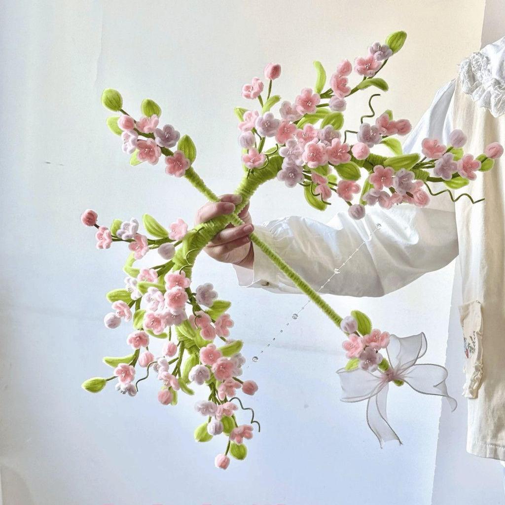 Spring Peach Blossom Bow & Arrow DIY Kit: Handmade Creative Gift for Girls, Best Friends, or Photography Prop