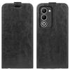 For Oppo A5 5G Case with Card Slots Vertical Flip Leather Phone Cover - Brown
