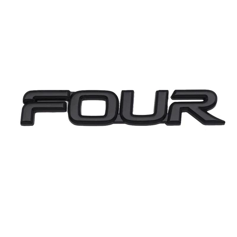 

Car Body Sticker Trunk Tail Badge Emblem for Toyota FOUR Highlander Carmy Avalon Prius Corolla Yaris Hilux Auris Prius Rav4 чёрный