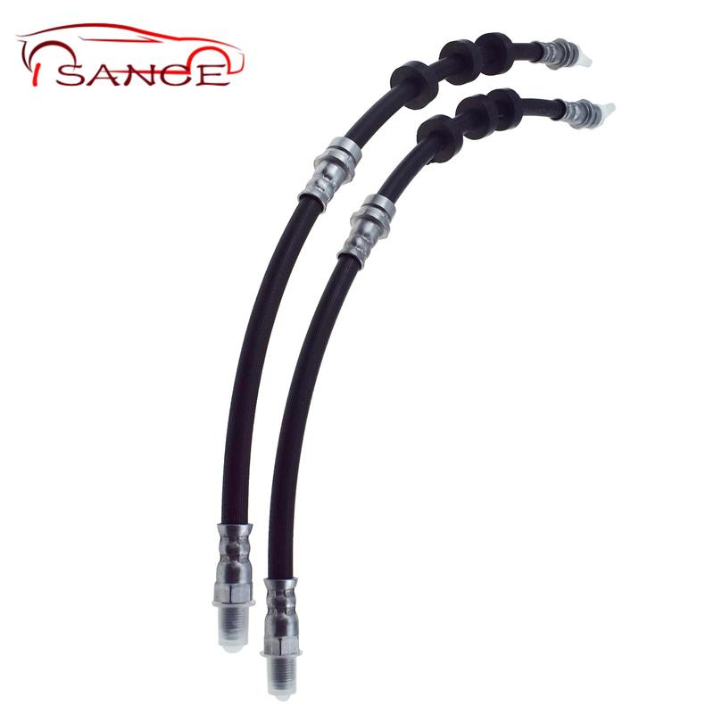 2Pcs Front Left & Right Brake Hydraulic Hose 7L8Z2078B For Ford Escape Mazda Tribute Mercury