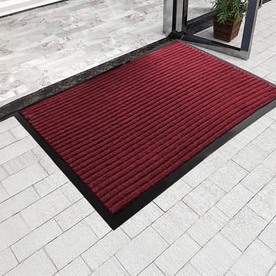 Yousheng Fußmatte Rutschfestes Design Ultraflaches Profil Türvorleger Feuchtigkeitsabsorbierend Eingangsteppich Sandabweisende Eingangsmatte