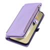 For Samsung Galaxy S25 FE Case TPU+PU Leather Wallet Phone Cover with Wrist Strap