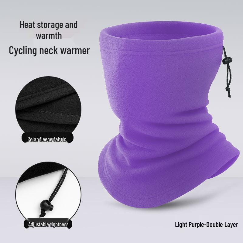 Adjustable Multifunctional Neck Warmer: Windproof Skiing & Cycling Gaiter for Autumn & Winter