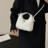 Autumn and Winter Lamb Wool Bag Plush Bag Plush Bag Shoulder Crossbody Handbag Women's Bag Versatile