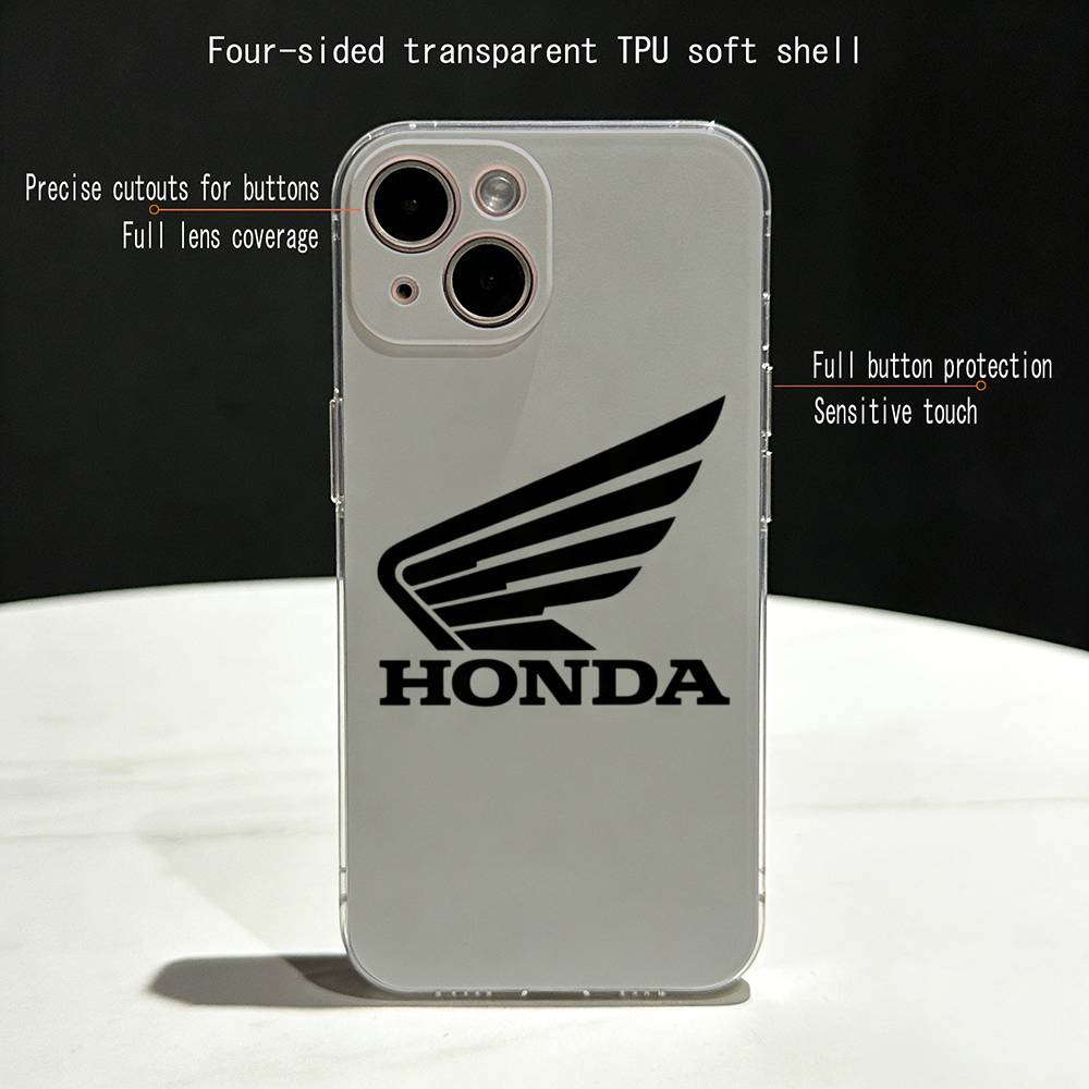 Vdbn2 STICKERS FOR HONDA MOTORCYCLE Ultra Clear TPU Case Slim Lightweight Shockproof Cover 17 Pro Max 17Air 17Pro