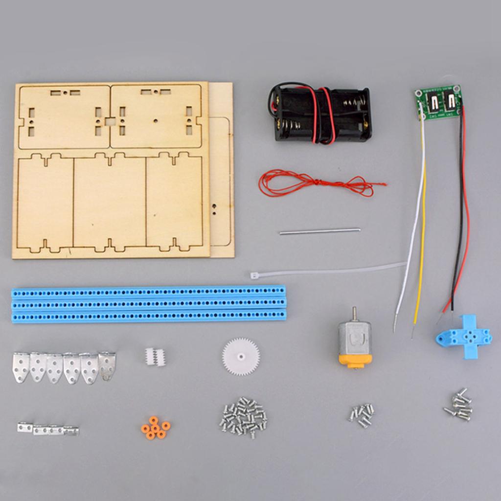 DIY Electric Elevator Lift Model Science Experiment Kit Preschool Learning Toys Science Teaching for Children Teens Holiday Gift