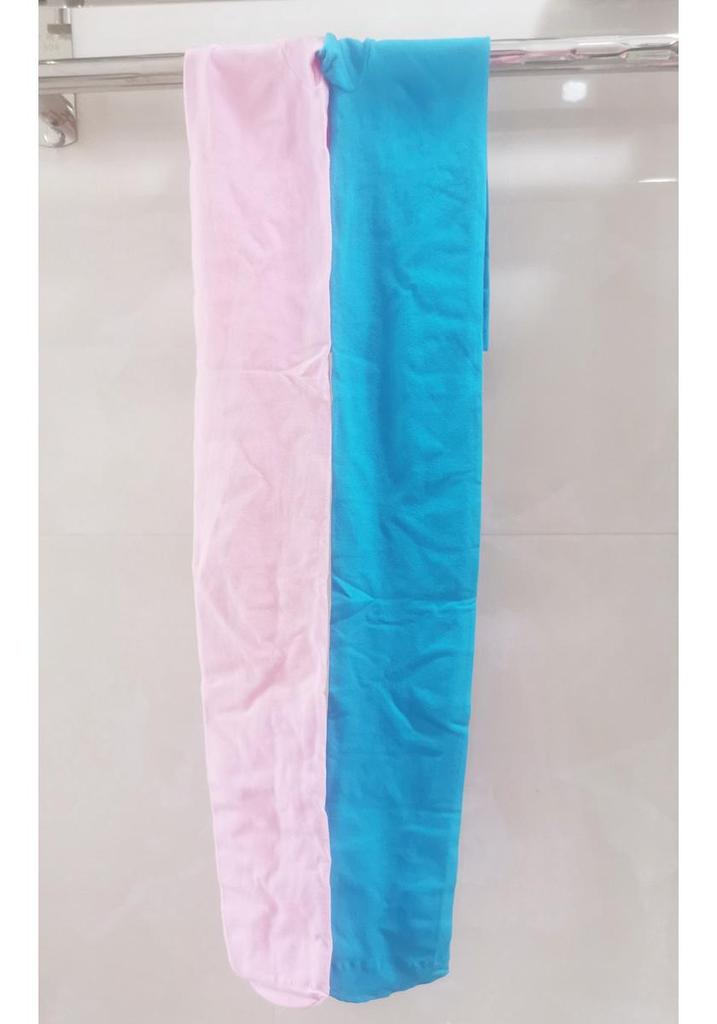 Damen asymmetrische Yin Yang Schwarz-Weiß Samtstrumpfhose