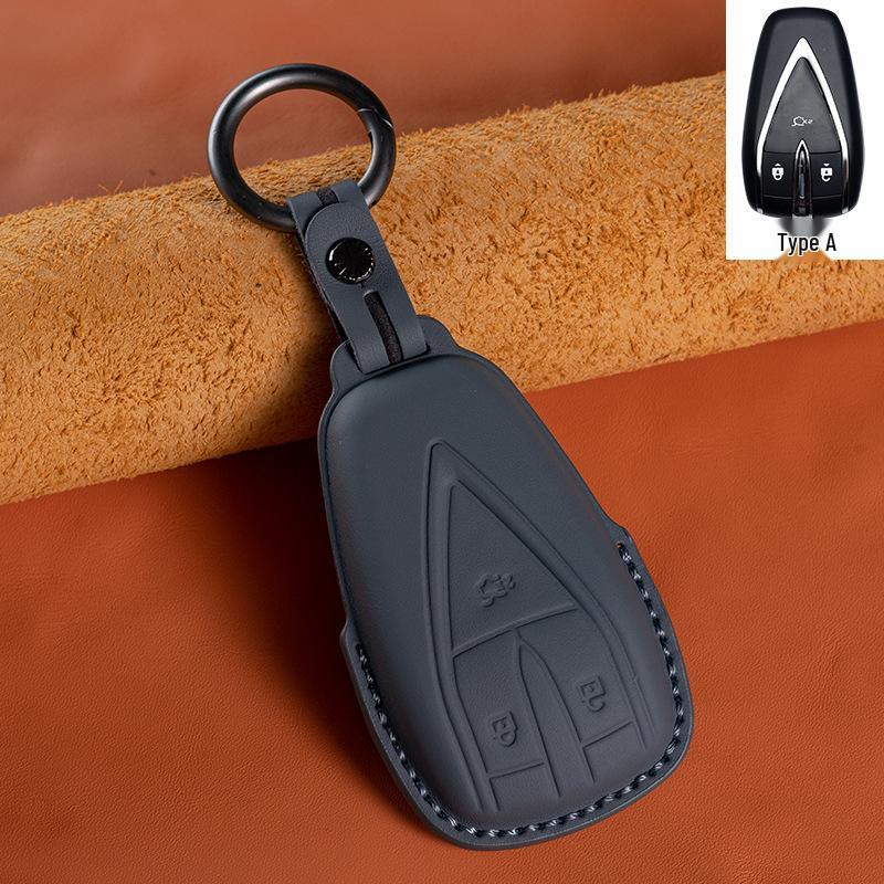 Changan Genuine Leather Key Case for EADO, CS75, CS35, CS55PLUS, Oshan X5/X7, UNI