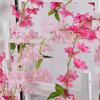 Guirlande de fleurs de cerisier artificielles de 186 cm, guirlande suspendue en soie Sakura pour mariage, jardin, arche, mur, décoration de fête à domicile