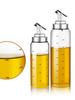 200/300/500ML sticlă transparentă ulei de măsline sticlă etanșă bucătărie condimente sos de soia oțet presă tip Cruet grătar