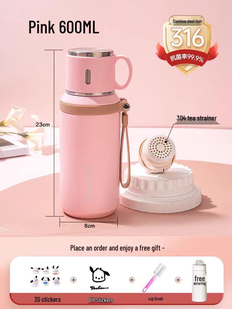 316 Stainless Steel Large Capacity Vacuum Insulated Portable Water Bottle