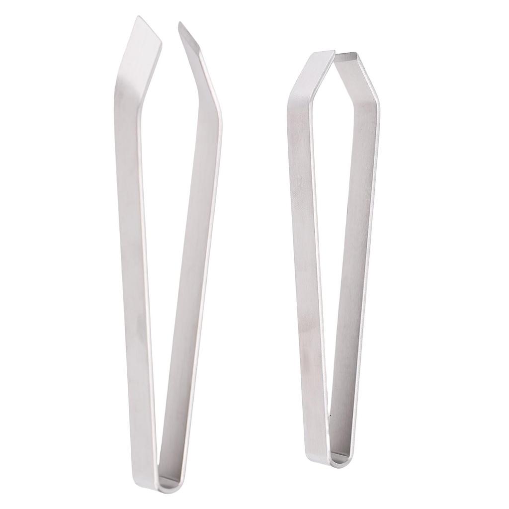 Fish Bone Tweezers Stainless Steel Flat and Slant Tweezers Pliers Remover Tool for Kitchen