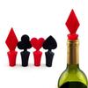 Bottle Plug Fresh Wine Keeper Plug Sealer Wine Stoppers Poker Shaped Red Wine Bottle Cap Silicone