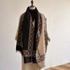 Simple business style autumn and winter new imitation cashmere scarf versatile jacquard warm fashion scarf air conditioner sofa blanket
