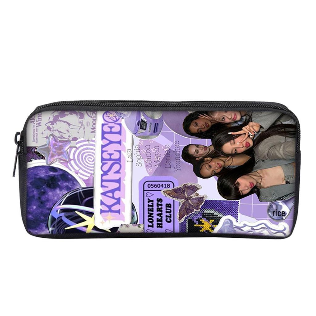 Kpop Katseye Versatile Pencil Case for Students and Children