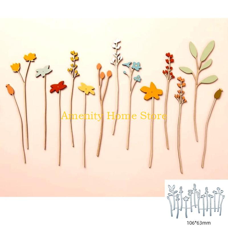 F26C Flower Fence Metal Cutting Dies Stencil DIY Scrapbooking Album Paper Card Template Mold Embossing Craft Decoration China Mainland