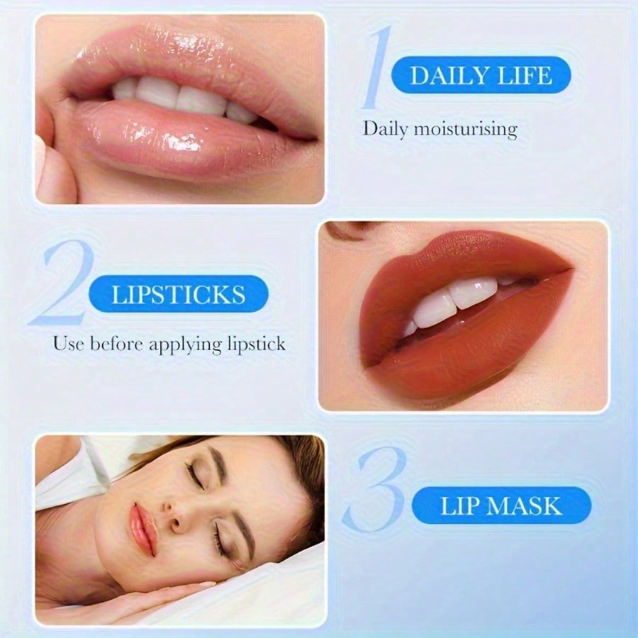 1pcs Hyaluronic Acid Lip Balm, Deep Hydration and Moisturizing, Suitable for All Seasons, Nourishes Lip Skin