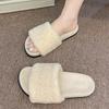 Fashion Fur Women Flats Cotton Slippers Fashion Winter Home Shoes Casual Dress Woman Boots 2025 Walking Cozy New Trend Chaussure Femme