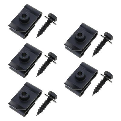 Self-tapping Screws U-Type Metal Sheets Base Clip Fastener for Fenders Bumper