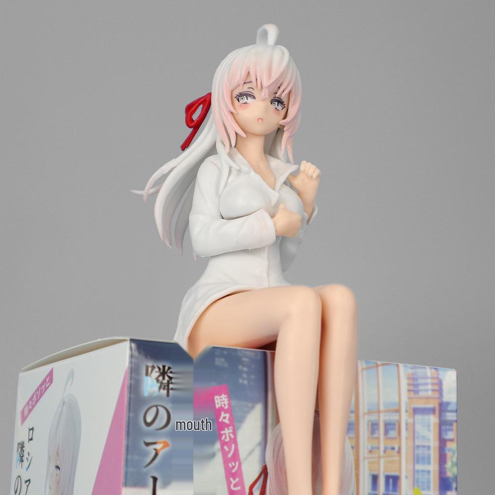 Cute Pajama Girl Ornament - Classmate Ellie Sitting Pose