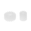 20 Pcs Motor Gears for Model Car Replacement Motor Gear for SCX24 90081 Car Toy Kit RC Crawler Car Replacement