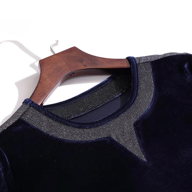 Sweatshirt for Women Autumn Winter Oversized Round Neck Cotton Long Sleeved Shirt Loose Casual Pullover Sweatshirt