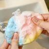 Wax-Cracked Soft Rubber Stress-Relieving Ball Rainbow Crispy Ball Rebound Relaxing Calm Down Gadget Hand Squeeze Toy Fidget Ball