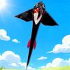 Children's Cartoon Black Shark Fish Kite - Marine Animal Design