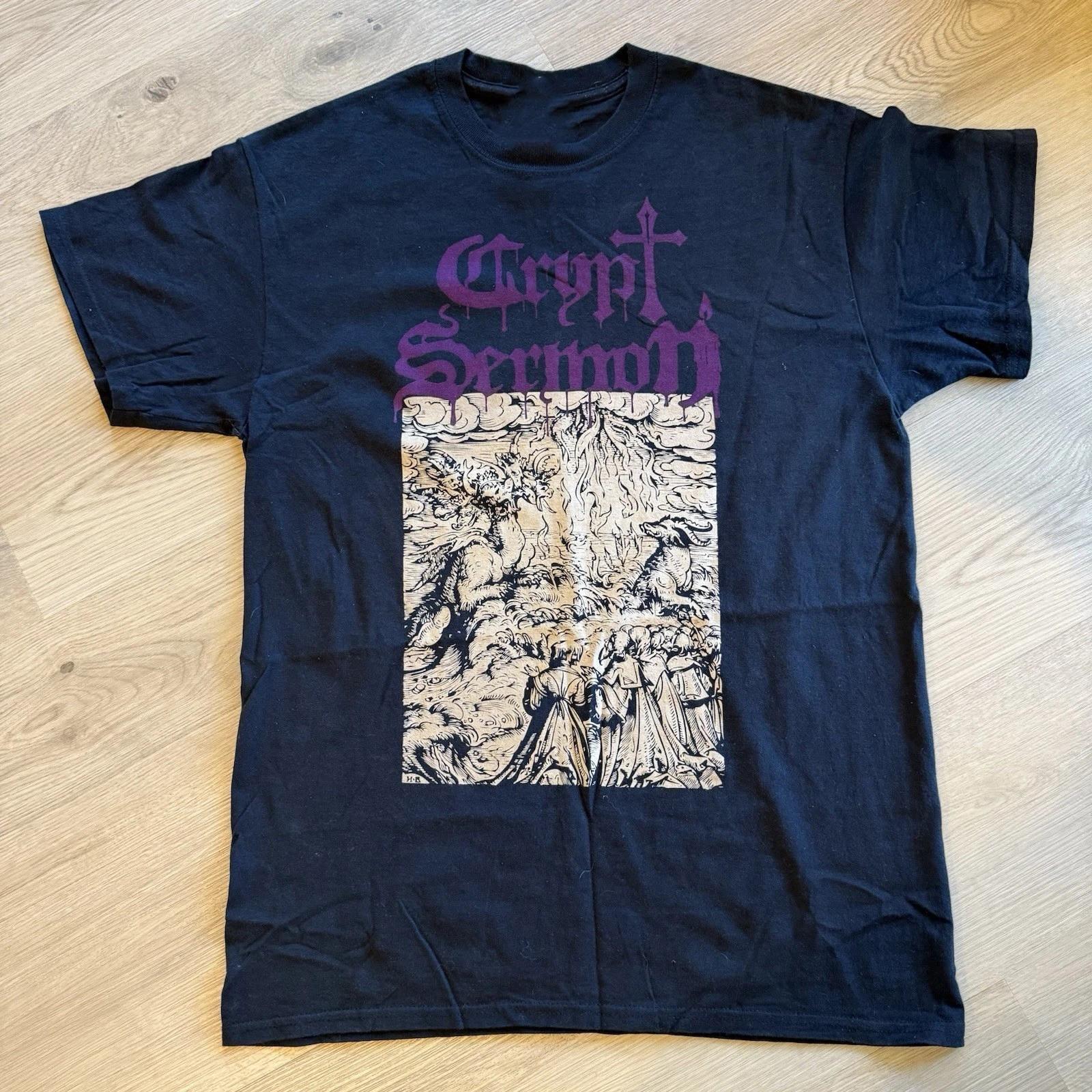 

Crypt Sermon Philly Doom Shirt Size S-5XL Band T Shirt 5XL різнокольоровий