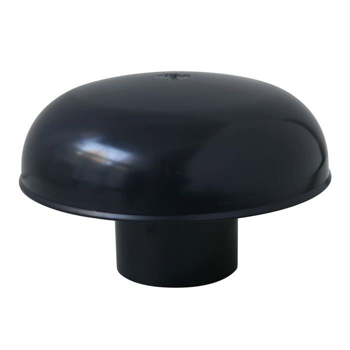 First Plast - CDV63A-Y - CDV63A Chapeau De Ventilation Tête Exalateur Sans Filet, Ardoise, Diamètre Intérieur 63 Mm