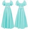 Frühling 2025 Damen Mittelalterliches High-Waist Bridgerton Cosplay-Kleid
