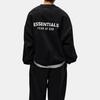 Fear of God Essentials Fleece-Rundhals-Pullover II Schwarz Herren Oberteile 192HO246260F