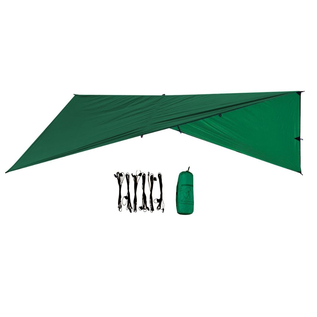 BUSHMEN Travel Gear ULTRA Tarp (Deep Green, 2x3m)