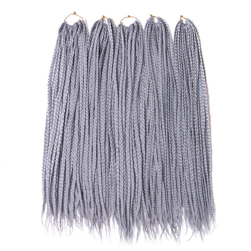 Crochet Braided Long Extension Twist Synthetic Color Block Wig KTB