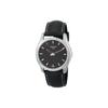 Quartz Movement 100M Water Resistant Watch 39Mm Black Dial Stainless Steel Case Leather Strap Men Watches Silver T035.446.16.051.02
