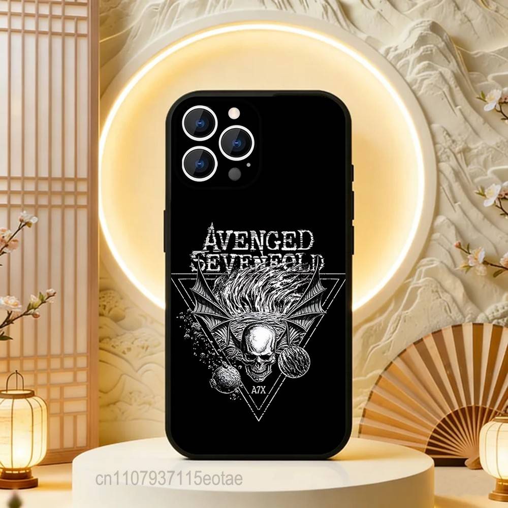 Avenged S-Sevenfold A7X Band For iPhone 12,16,13,14,15,17,11,Pro,Max,Plus,E,Air,Mini TPU Soft To Skin-friendly Phone Case