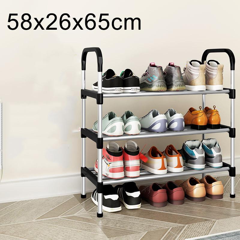 3-8Floor Simple Shoe Rack Multi Layer Dustproof Household Doorstep Shoe Cabinet Storage Space Saving Assembly Of Small Shoe Rack
