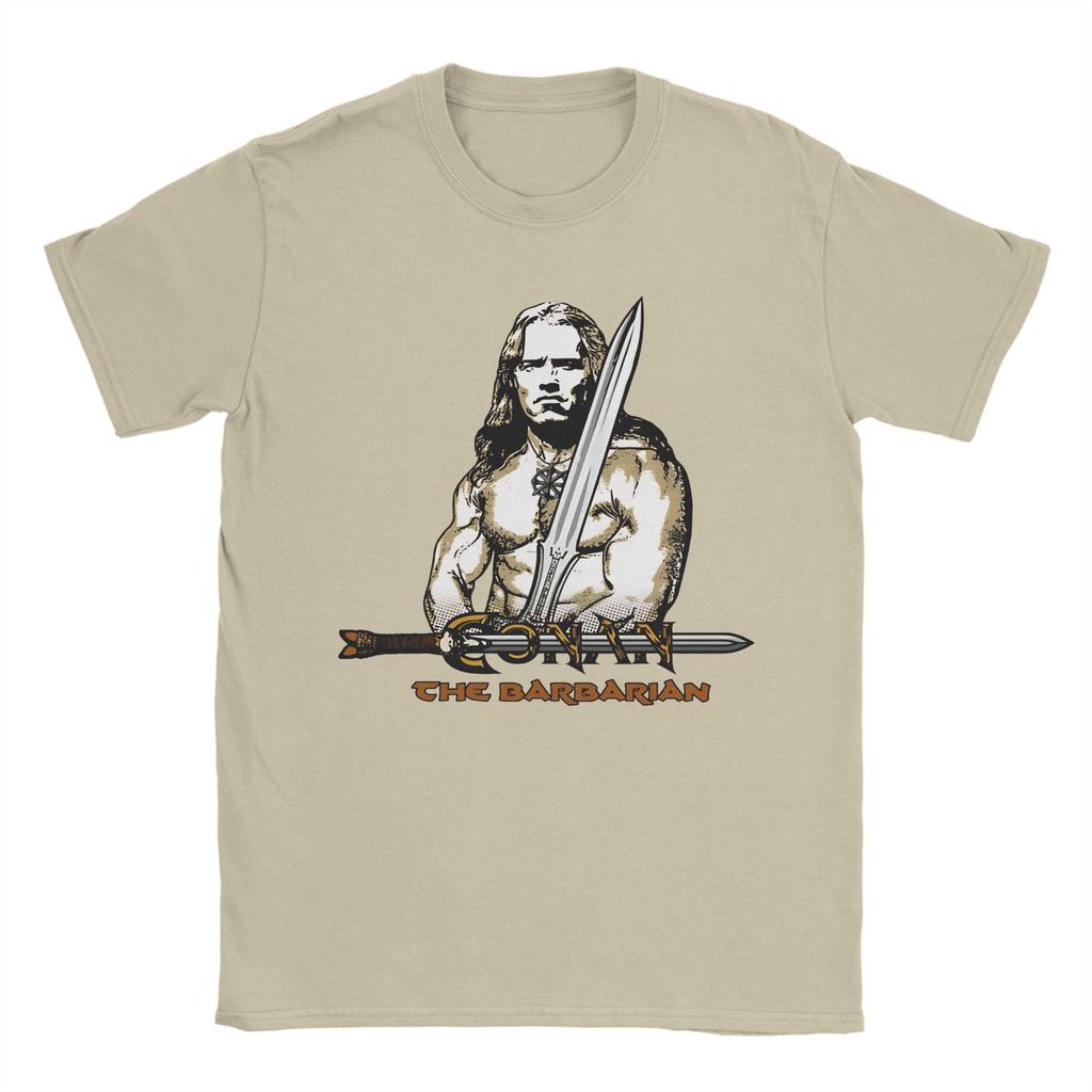Conan The Barbarian T Shirt Unisex Cotton Funny TShirts O Neck  Tees Short Sleeve Clothing Gift Idea