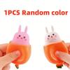 Cute Carrot Rabbit Squeeze Toy Unique Carrot Cup Stress Relief Fidget Toy Portable Sensory For Kids Adults Office Home Relax