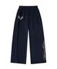 Deomopeuhauseu Wing Morf Lettering Side Pleat Wide Sweatpants Light Blue