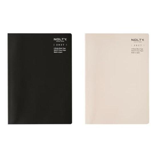 Nolty Planner 2027 A5 Weekly Block Black 6806 (Starts December 2026)