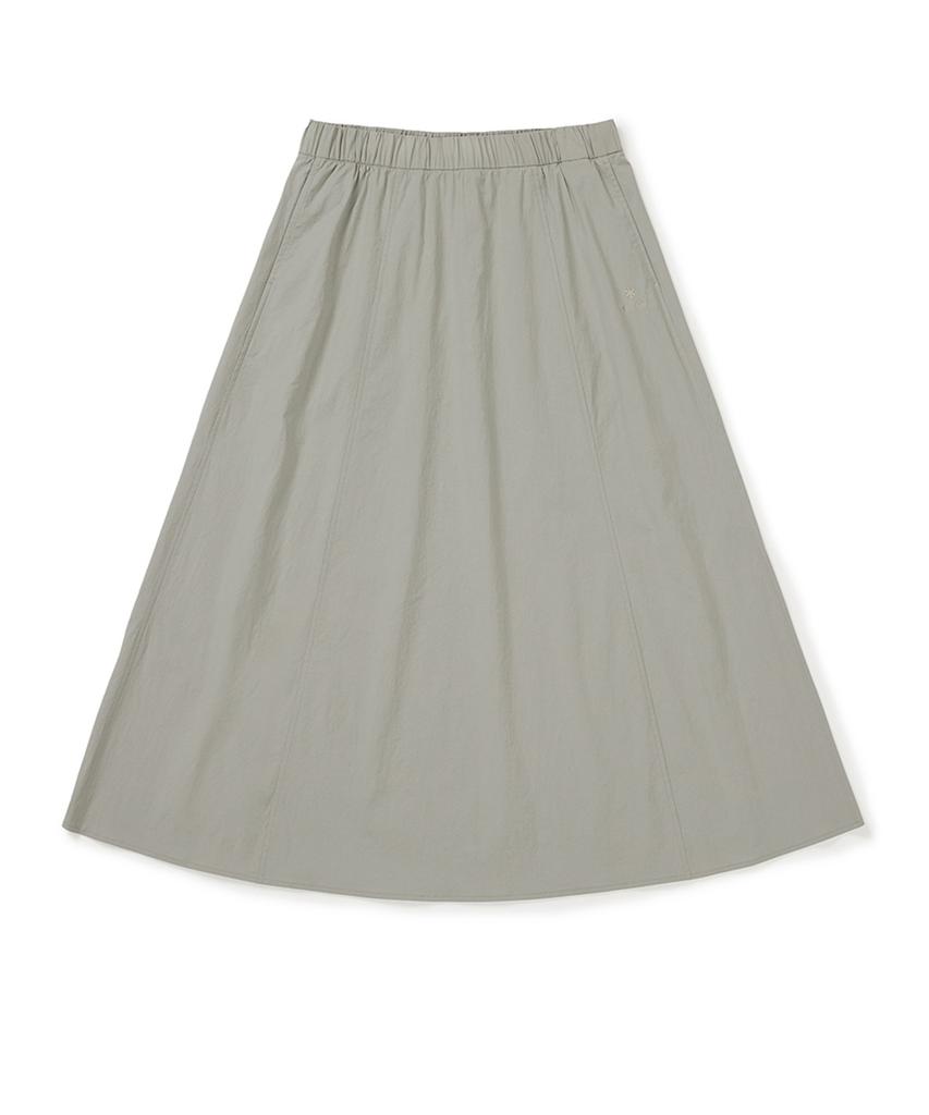 Snow Peak Apparel Cooling Root Flare Long Skirt (S25Mwrsk61) Fog Gray
