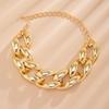 Exaggerated Big Thick Chain Short Choker Necklace for Women Trendy Statement Collar on the Neck Accessories 2026 Fashion Jewelry